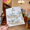 2Pcs/Set Flower Print Floral Dot new style oval snap clips Baby hair Clips PP174