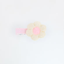 Knit Cotton With Allot Snap Clip Petal Flower Hair Pin PP182
