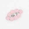 Knit Cotton Daisy Hair Clips With Alloy Snap Clip PP185