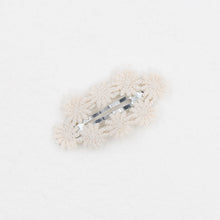 Knit Cotton Daisy Hair Clips With Alloy Snap Clip PP185