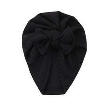 Solid Bow Turban Baby Hat
