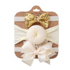 3Pcs/Lot Solid Cute Donuts Wide Baby Boy Girl Headband