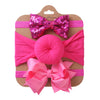 3Pcs/Lot Solid Cute Donuts Wide Baby Boy Girl Headband