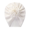 Big Blossom Flower Ribbed Turban Baby Hats